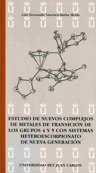 Estudio de nuevos complejos de metales de transición de los grupos 4 y 5 con sistemas heteroescorpionato de nueva generación