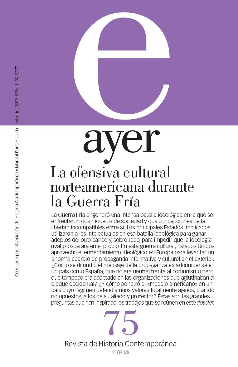 OFENSIVA CULTURAL NORTEAMERICANA DURANTE LA GUERRA FRÍA, LA