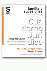Parejas de hecho. Prueba de su existencia, relaciones económicas e indemnizaciones
