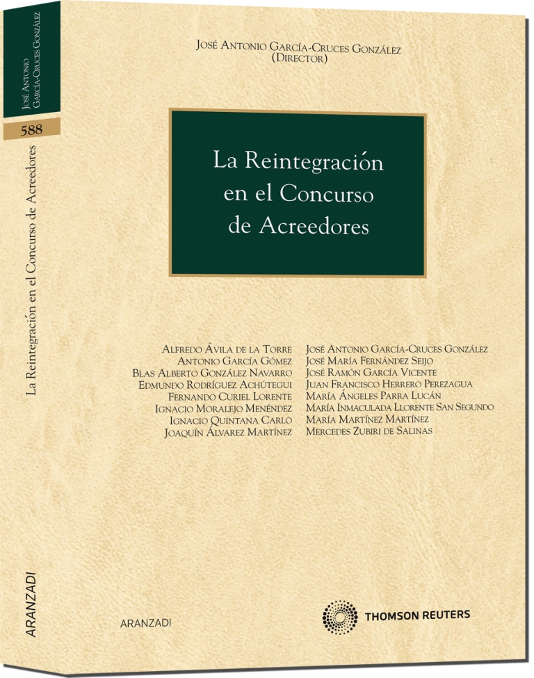 La reintegración en el concurso de acreedores