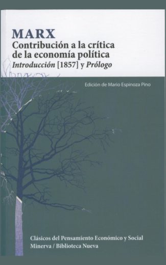Contribución a la critica de la economía política