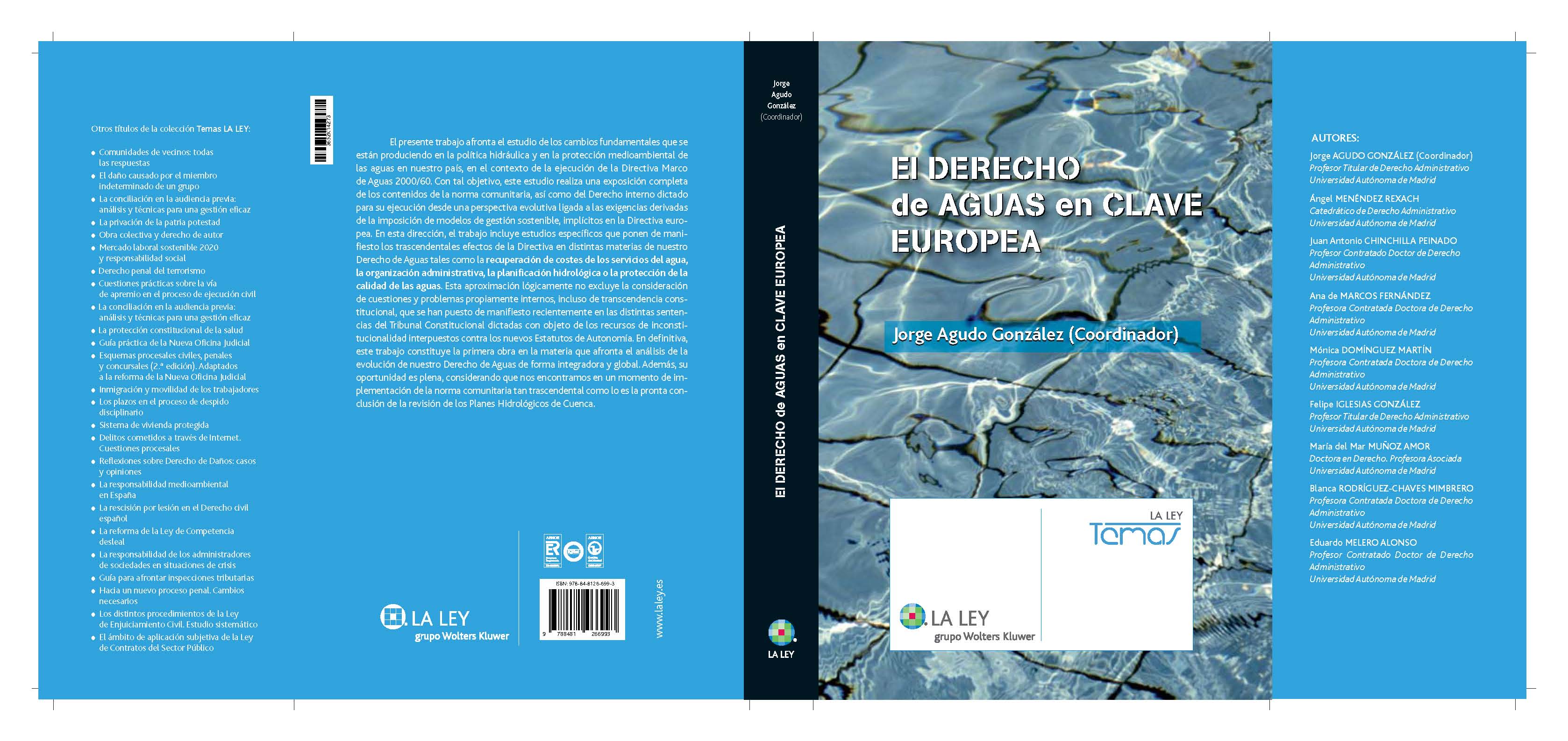 El derecho de aguas en clave europea