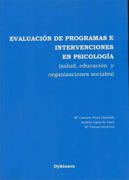 Evaluación de programas e intervenciones en psicología