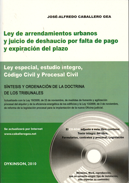 Ley de arrendamientos urbanos y juicio de desahucio por falta de pago y expiración del plazo.