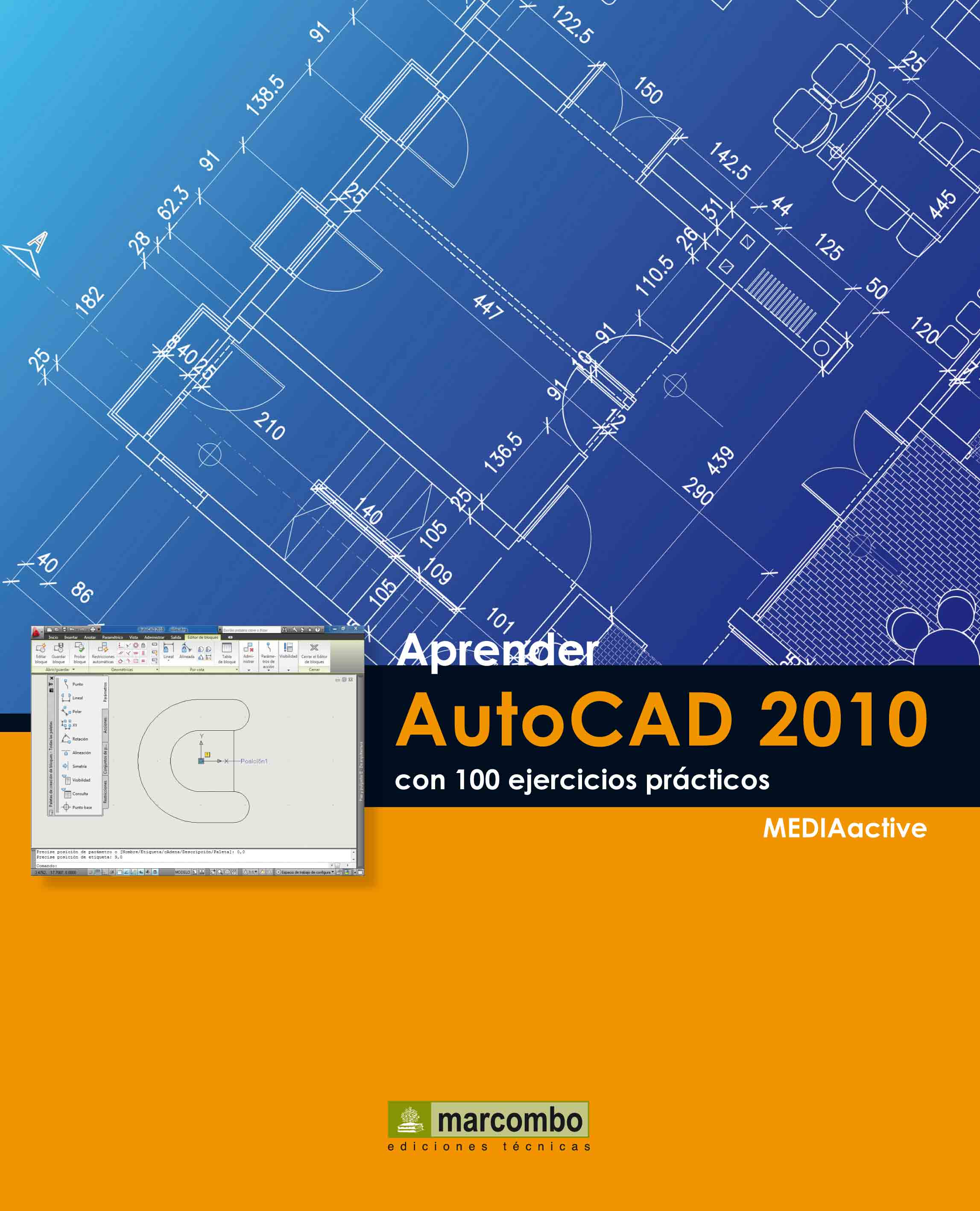 Aprender Autocad 2010 con 100 ejercicios prácticos