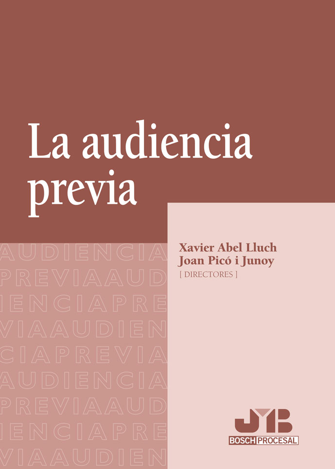 La audiencia previa.