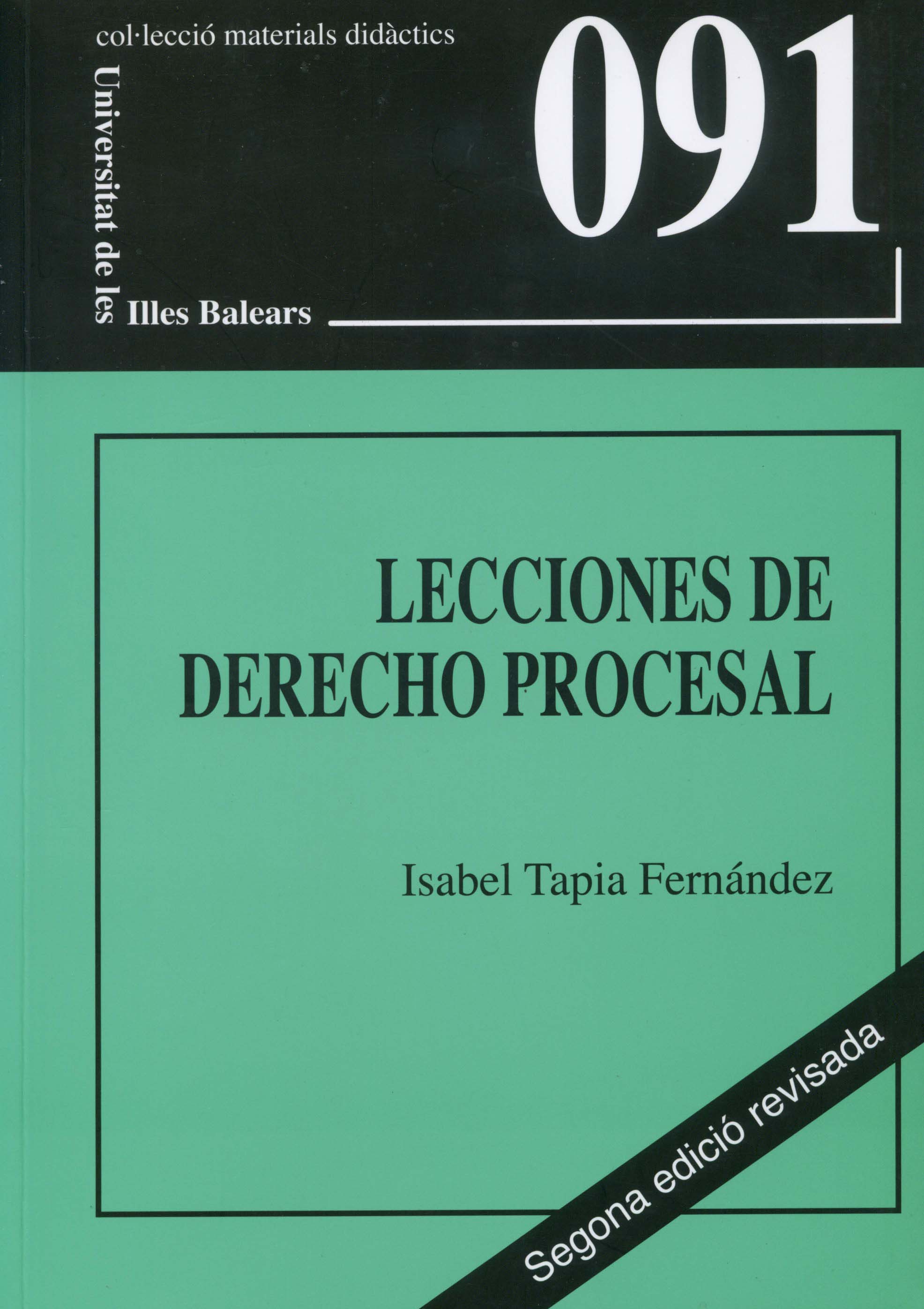 Lecciones de derecho procesal