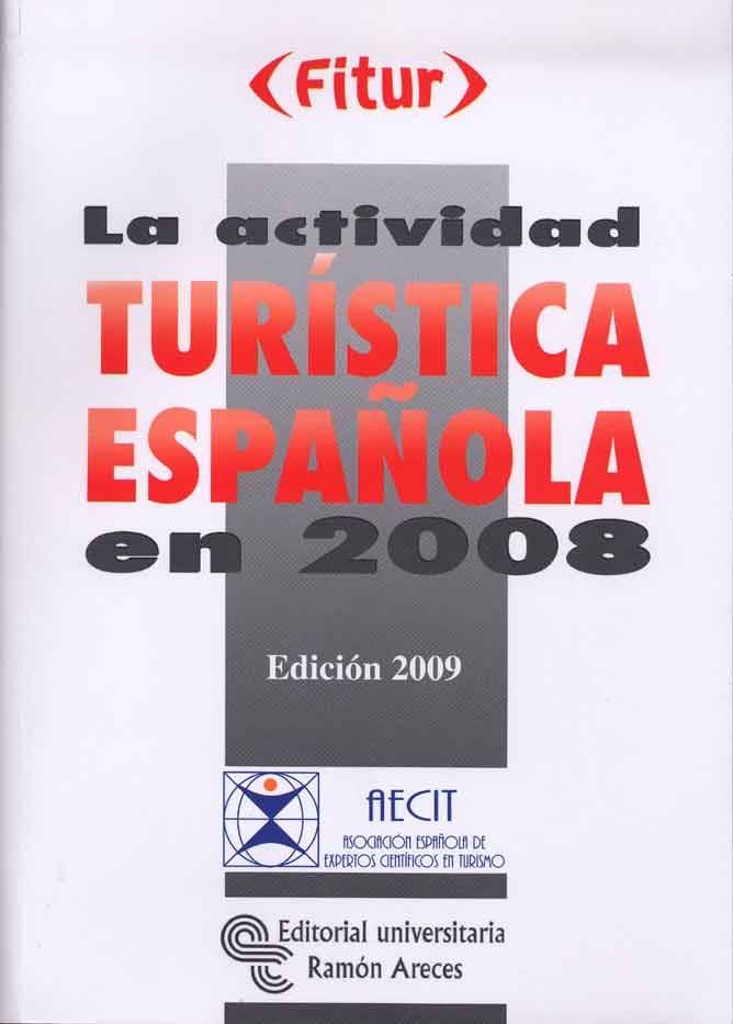 La actividad turística española en 2008