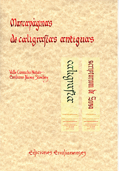 Marcapáginas de caligrafías antiguas