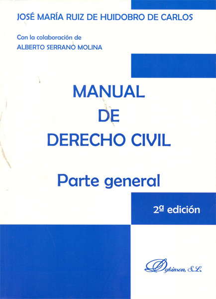 Manual de Derecho Civil. Parte general