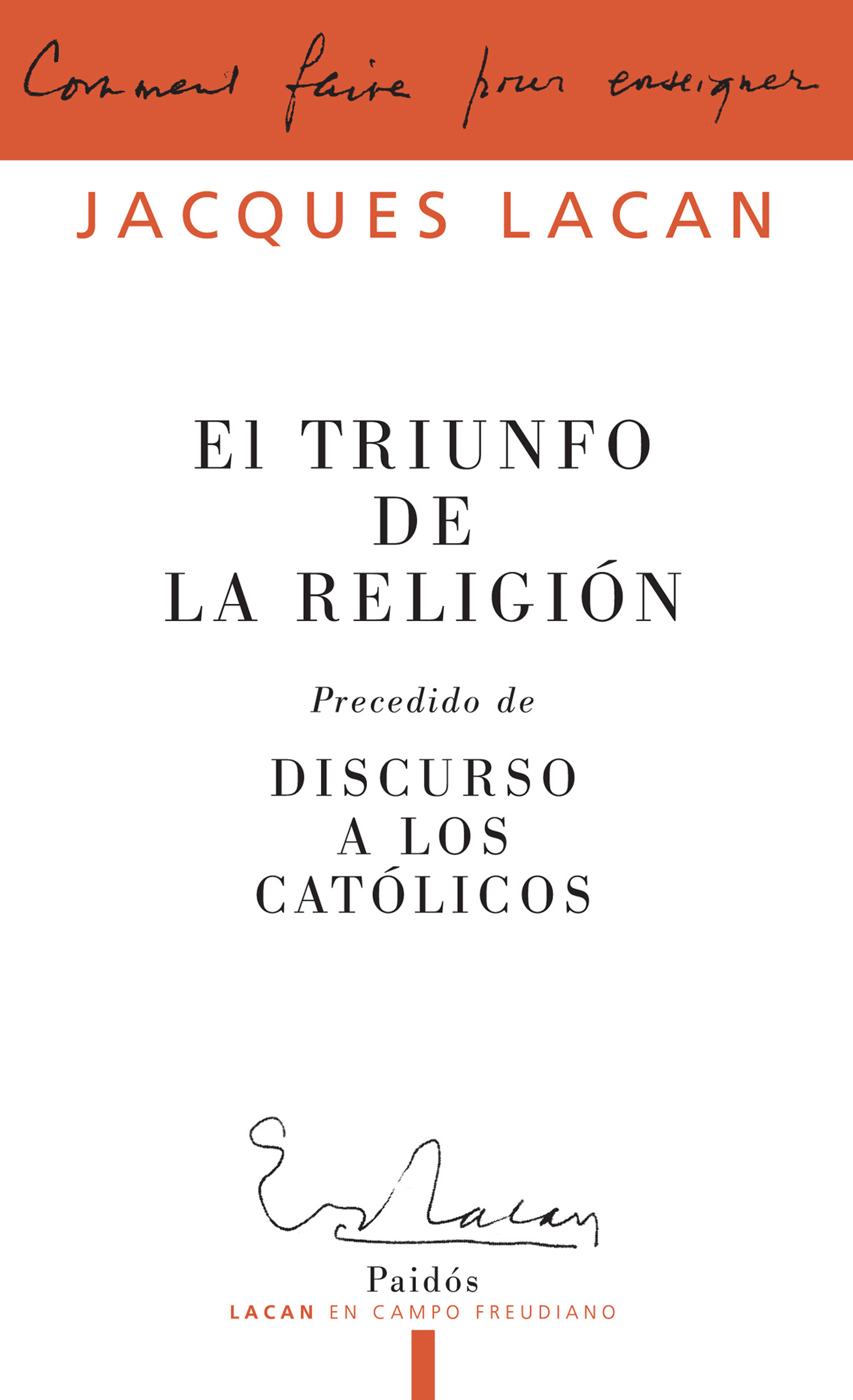 El triunfo de la religión.