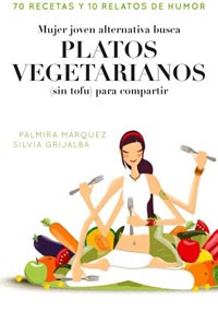 Mujer alternativa joven busca platos veg