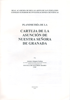 Planimetría de la Cartuja de la Asunción de Nuestra Señora de Granada