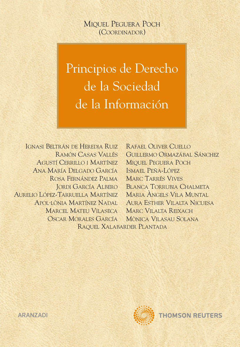 Principios de Derecho de la Sociedad de la Información