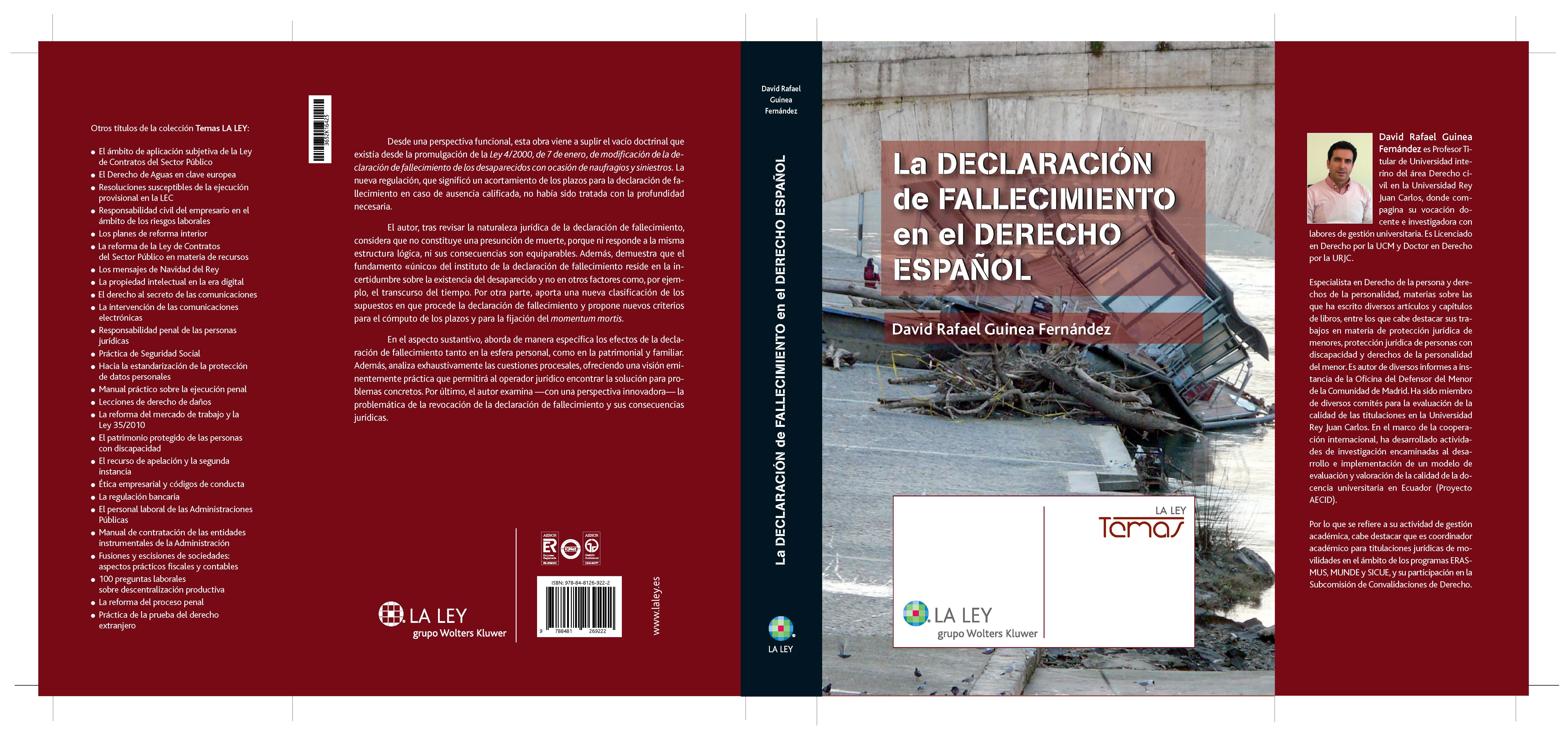 La declaración de fallecimiento en el Derecho español