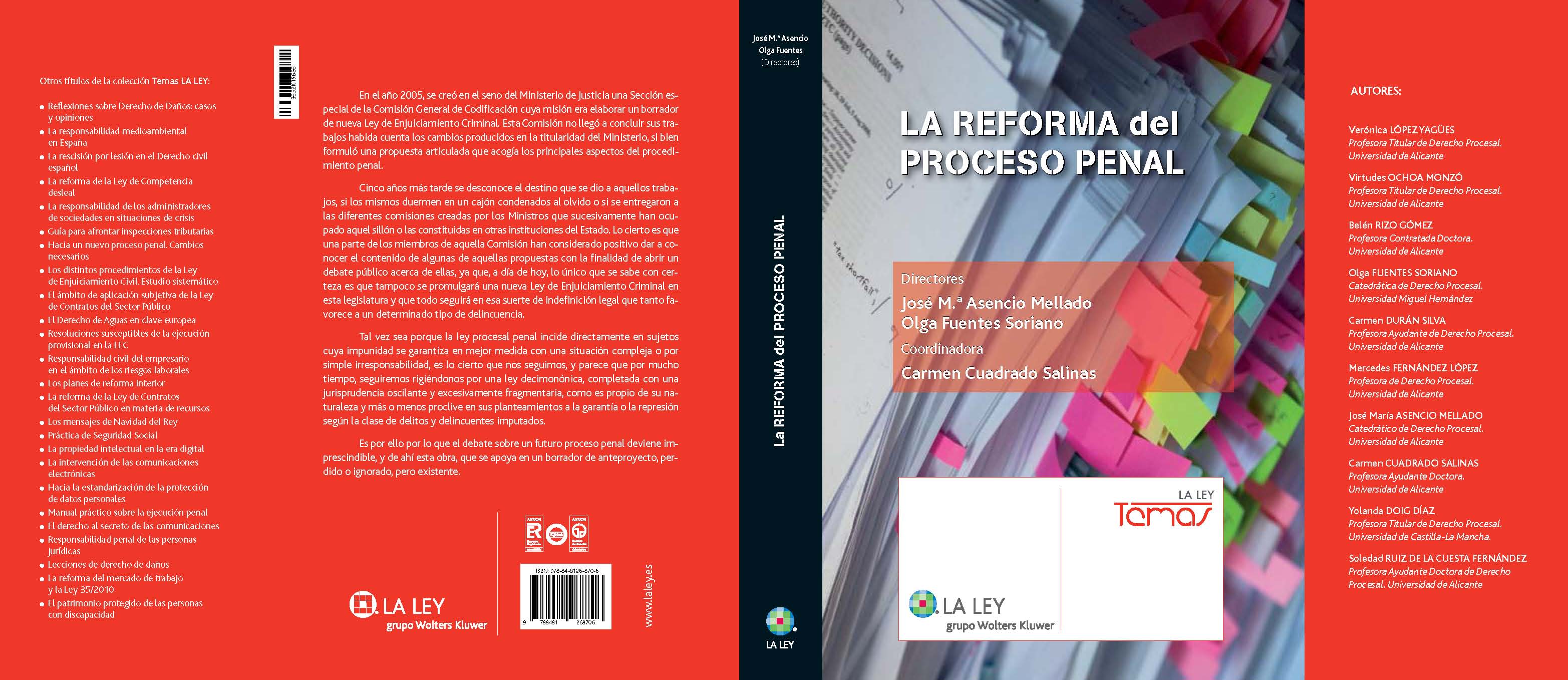 La reforma del proceso penal