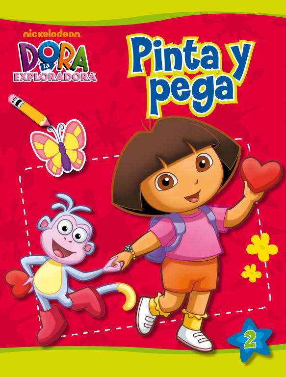 Pinta y pega (Dora la exploradora. Actividades)