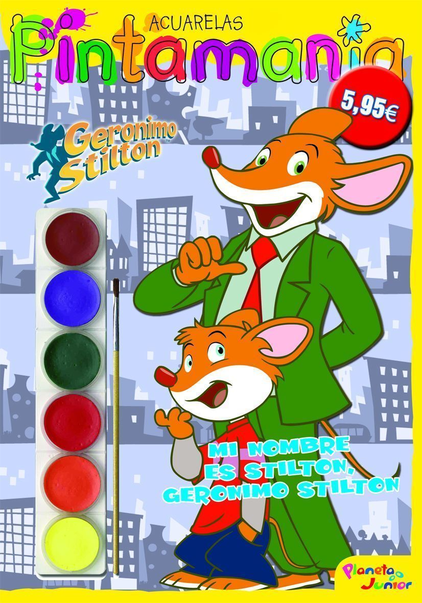 Geronimo Stilton. Pintamanía acuarelas