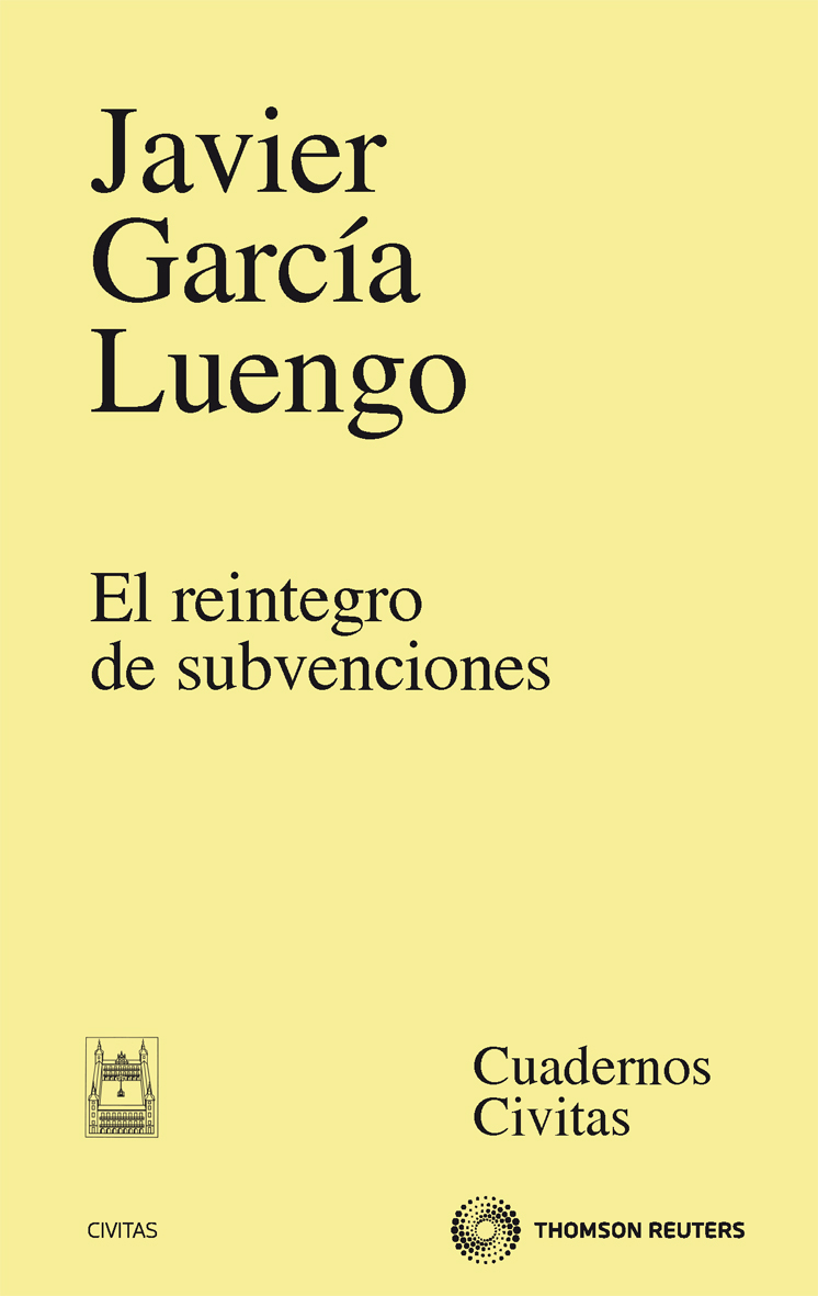El reintegro de subvenciones