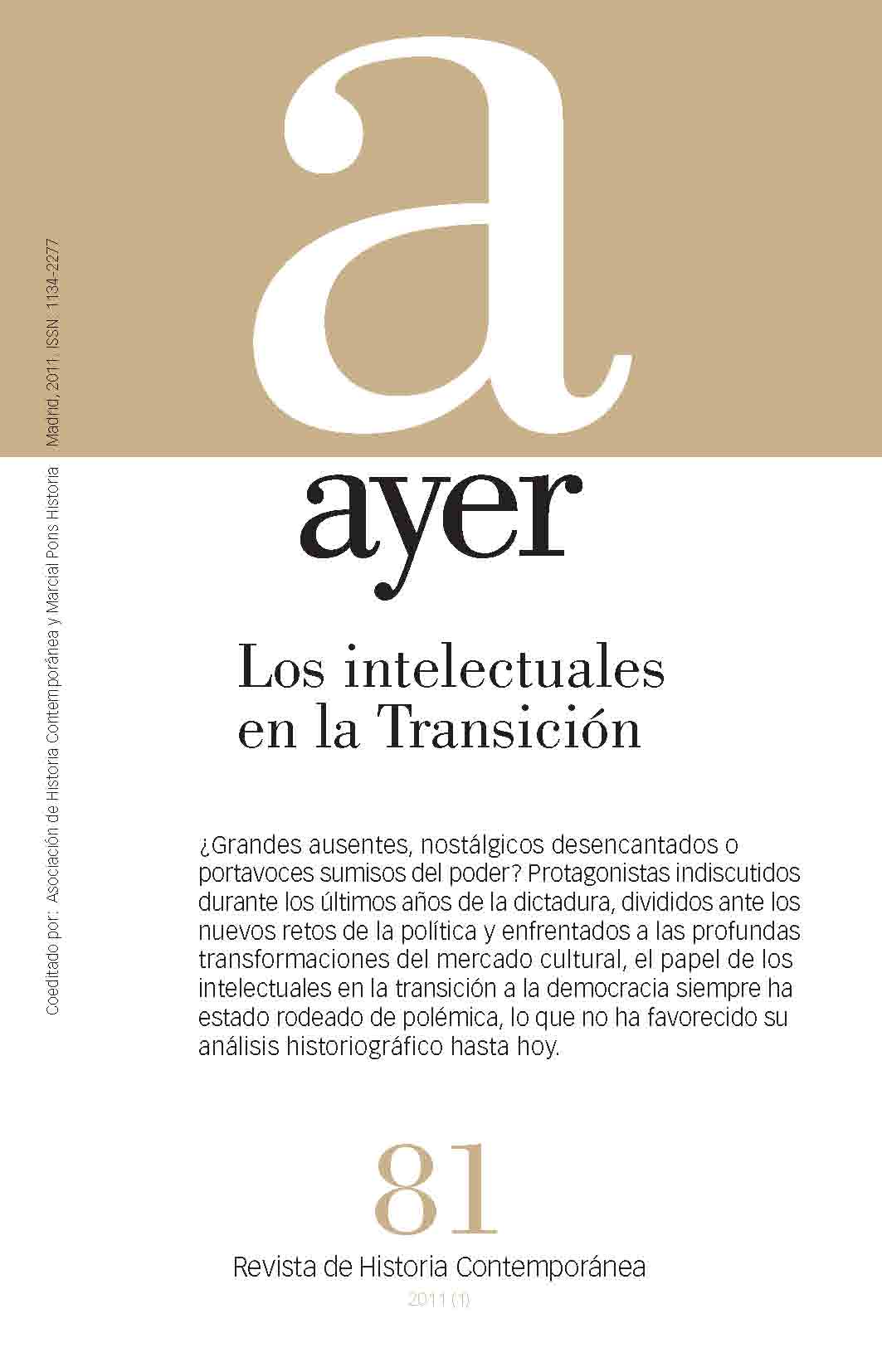 INTELECTUALES EN LA TRANSICIÓN, LOS
