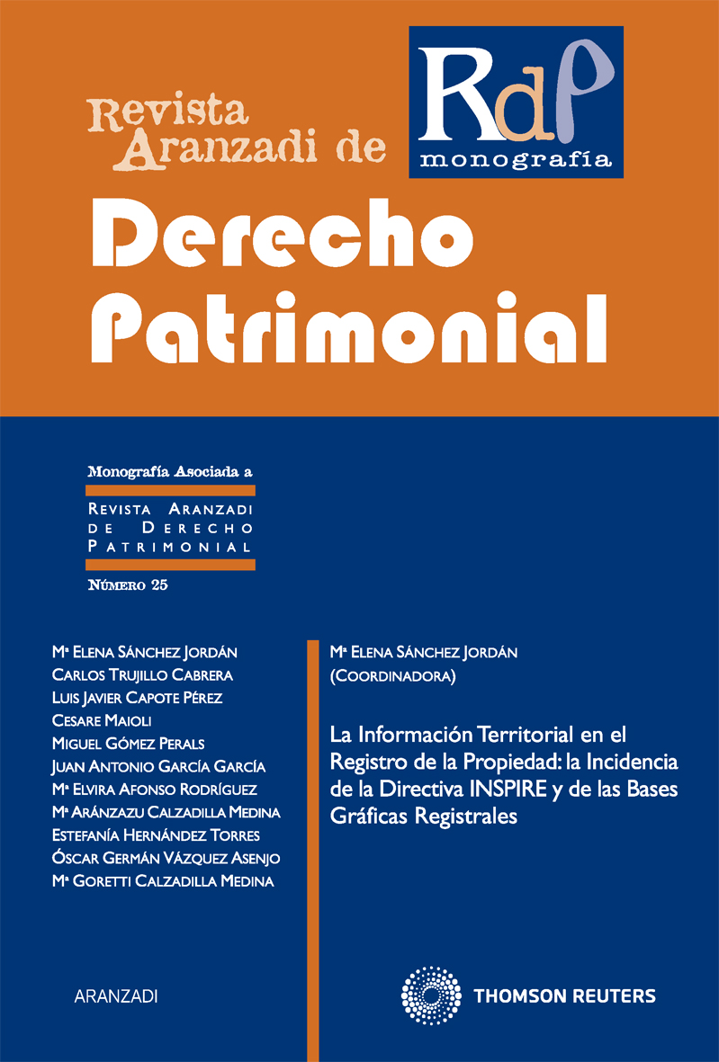 La Información Territorial en el Registro de la Propiedad: la Incidencia de la Directiva INSPIRE y de las Bases Gráficas Registrales