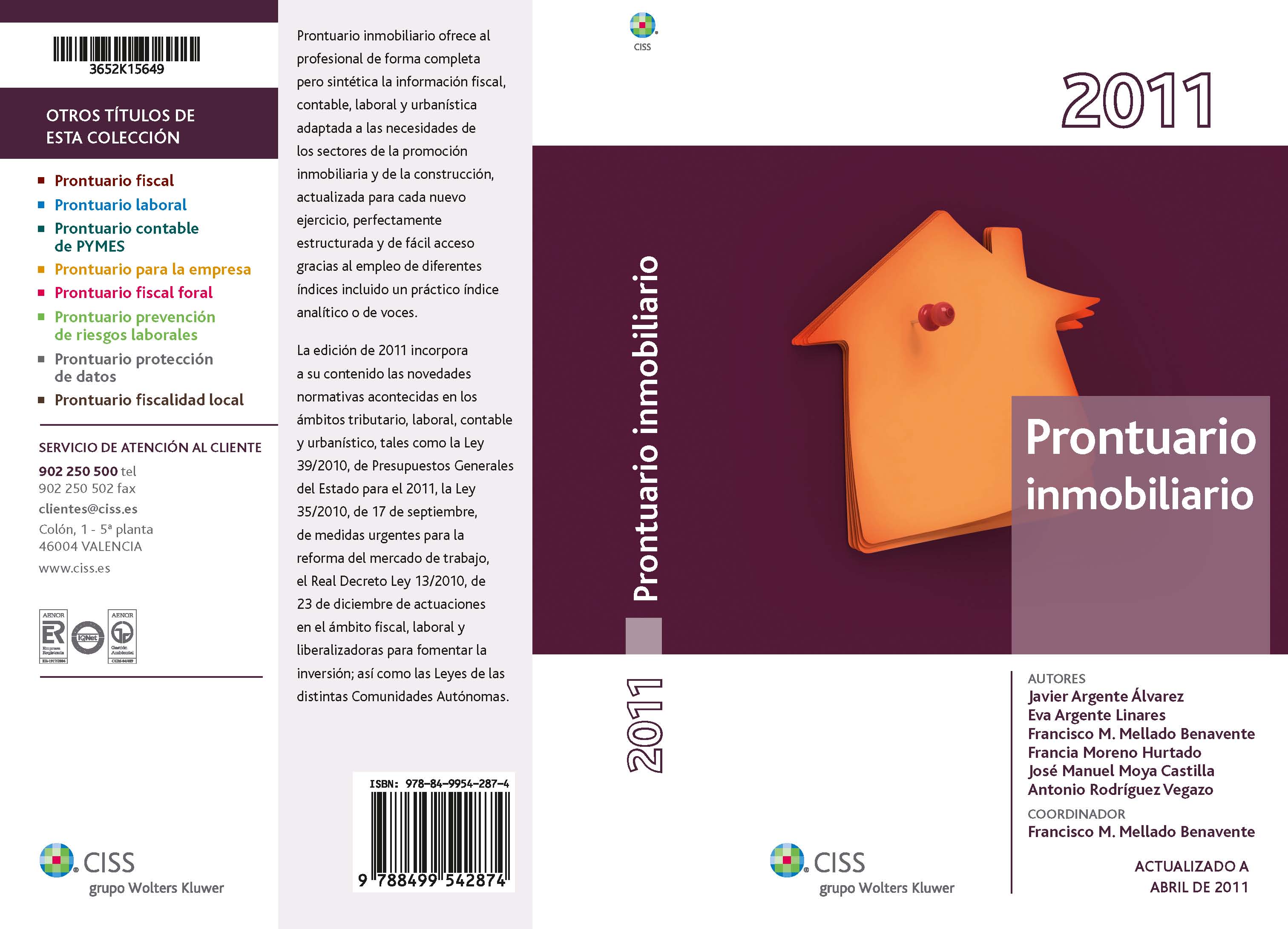 Prontuario inmobiliario 2011