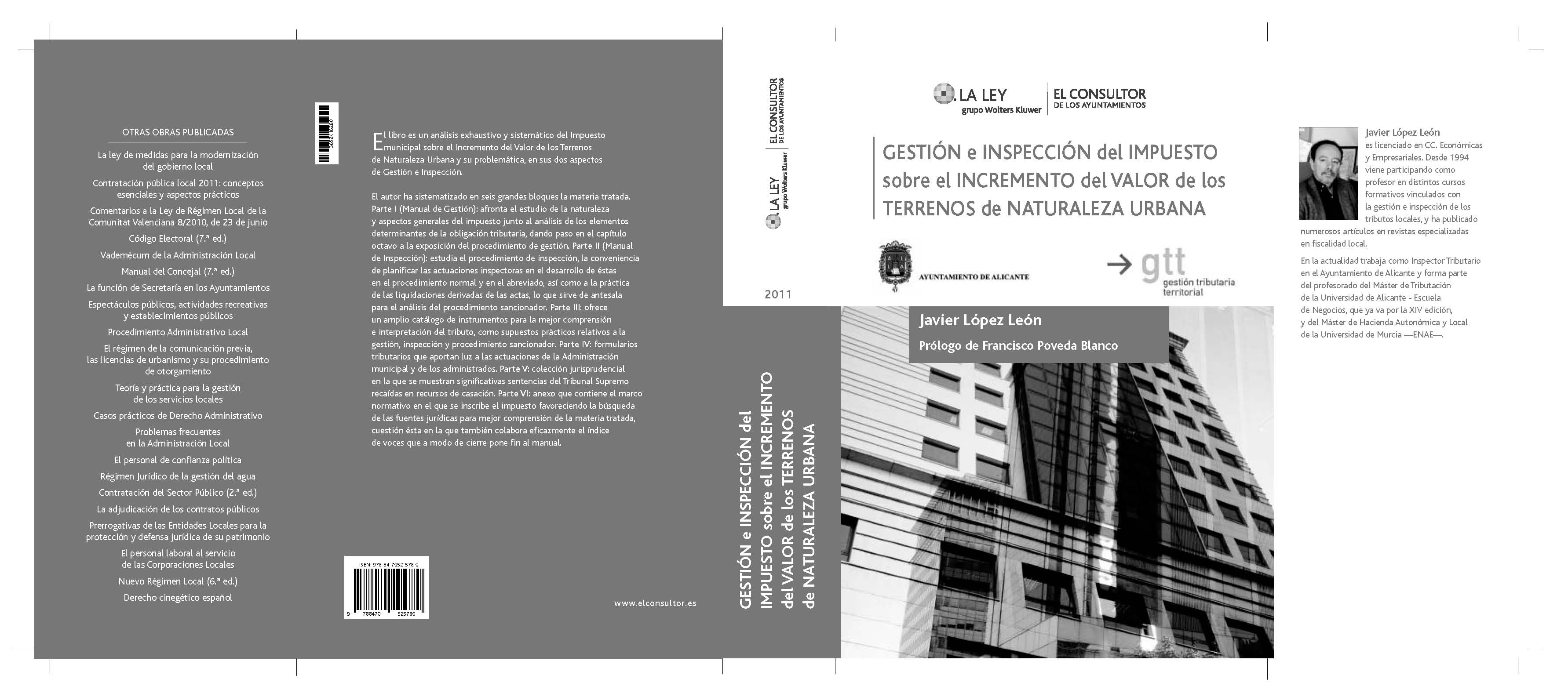 Gestión e inspección del Impuesto sobre el Incremento del Valor de los Terrenos de Naturaleza Urbana (2.ª edición)
