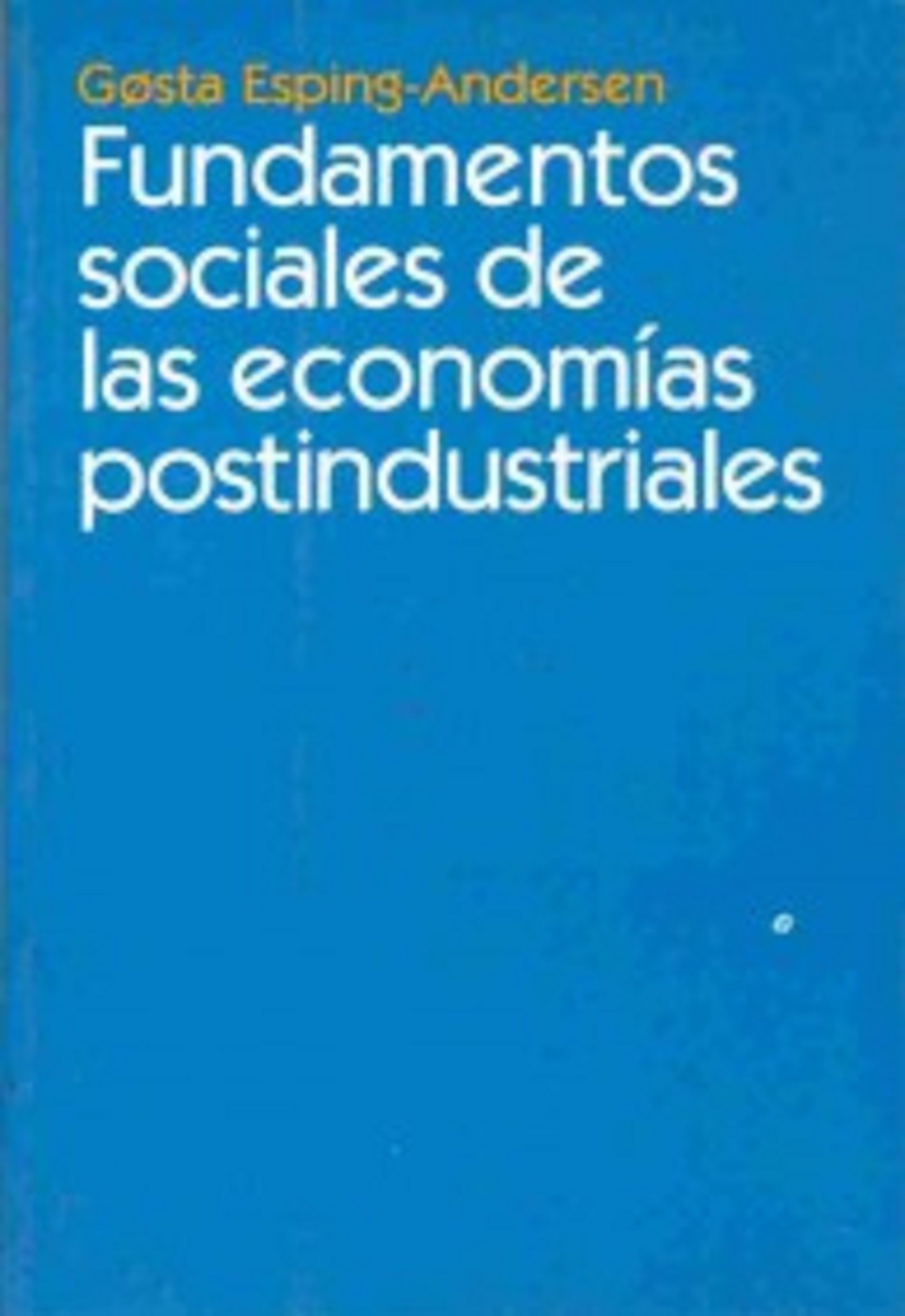 FUNDAMENTOS SOCIALES DE LAS ECONOMIAS P