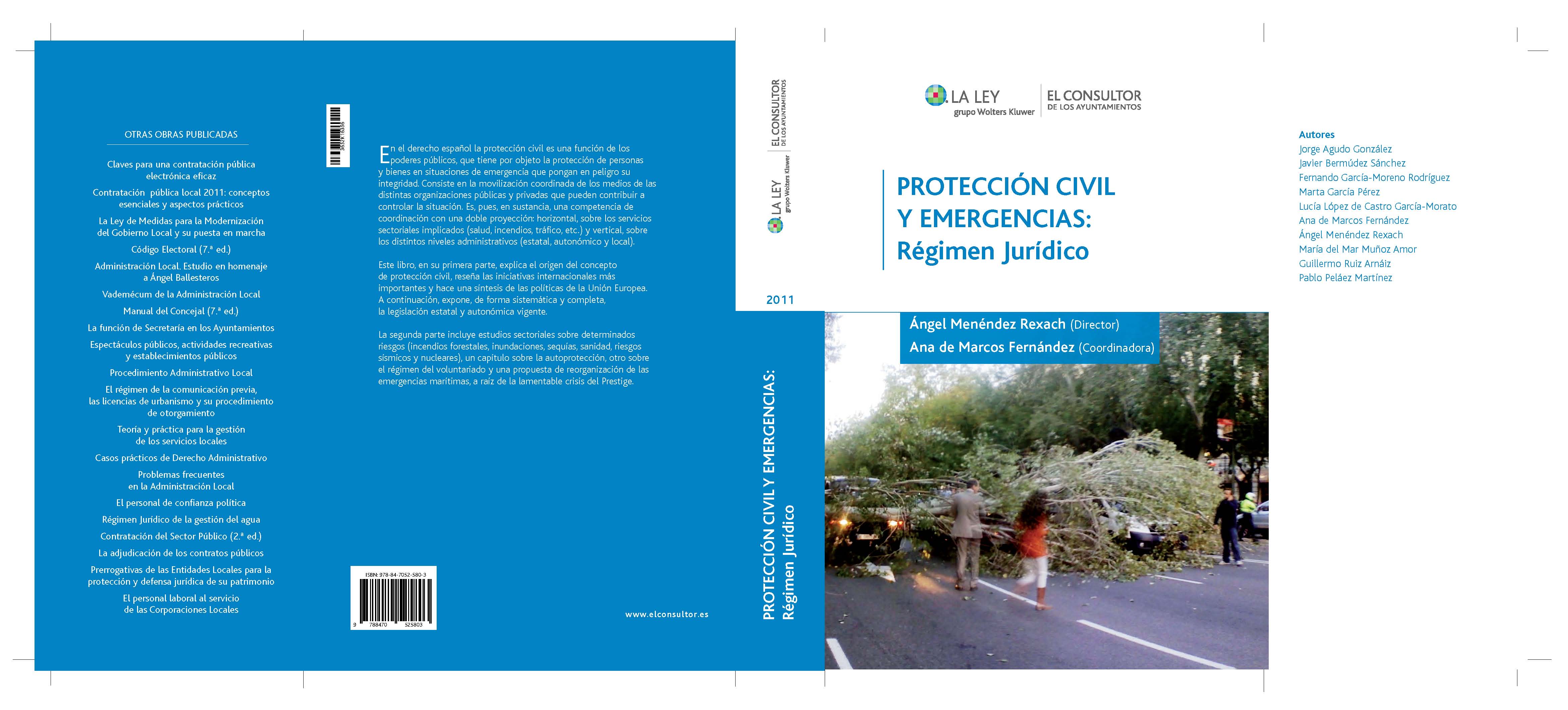 Protección civil y emergencias: régimen jurídico
