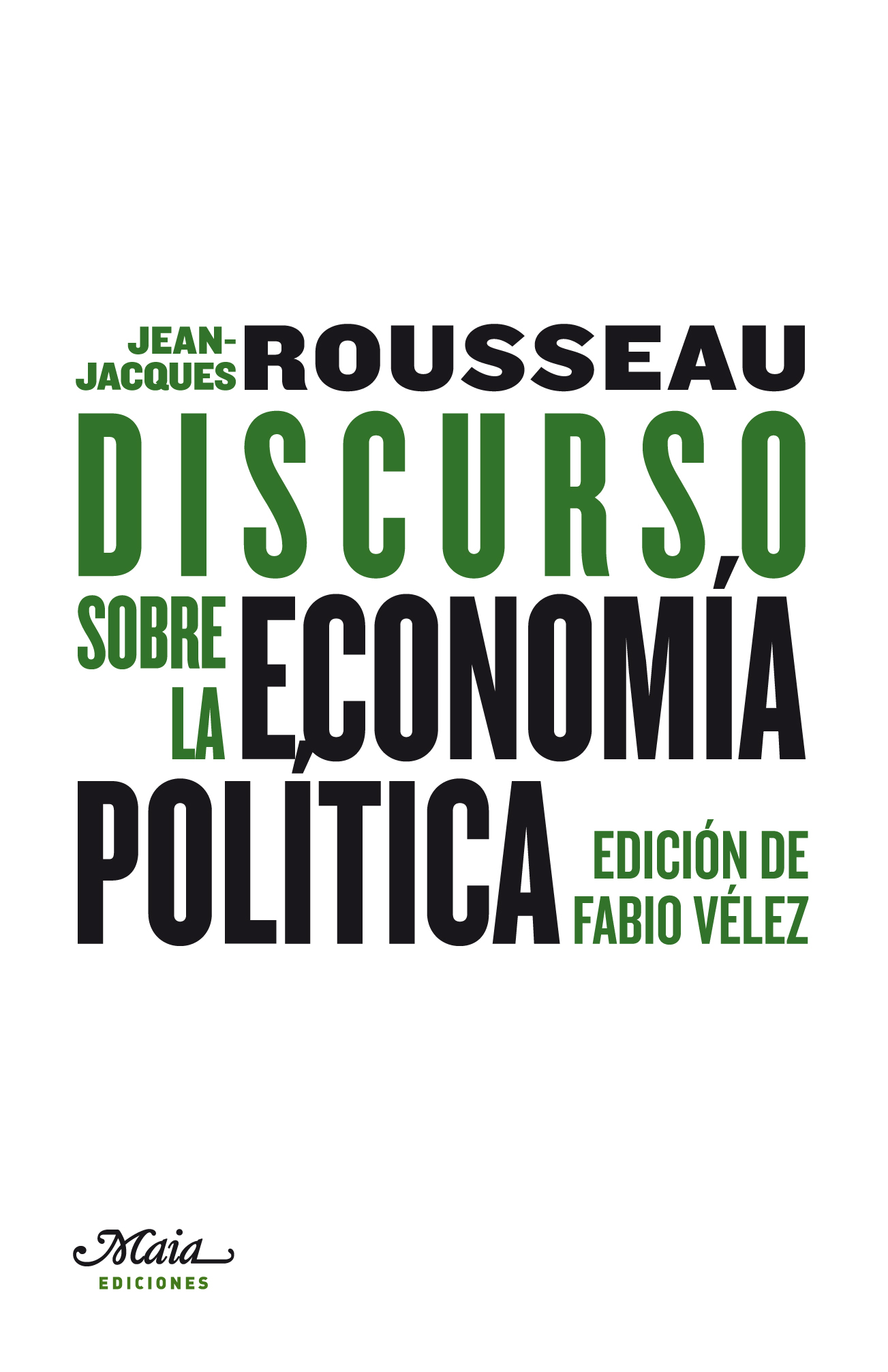 Discurso sobre la economía política