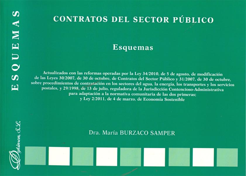 Contratos del Sector Público. Esquemas