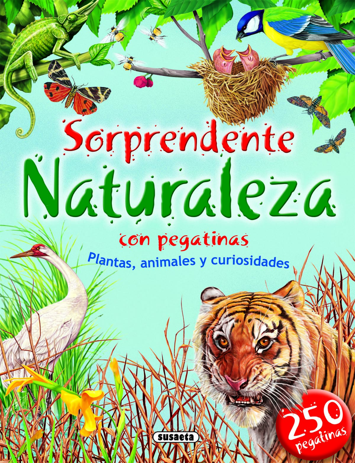 Sorprendente naturaleza con pegatinas