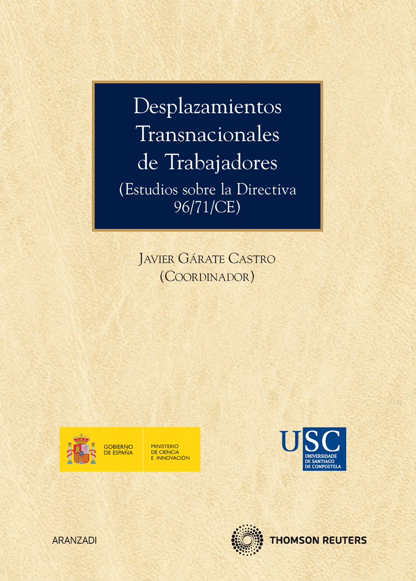Desplazamientos Transnacionales de trabajadores - (Estudios sobre la Directiva 96/71/CE)