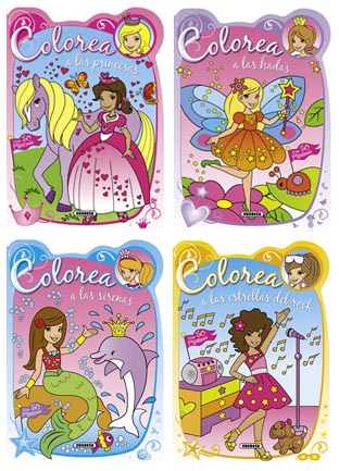 Chicas brillantes con pegatinas (4 títulos)