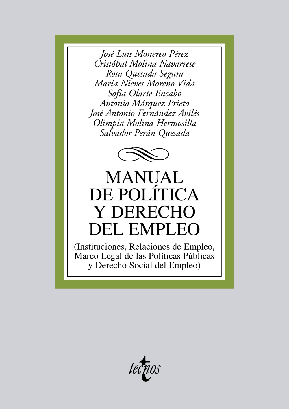 Manual de política y derecho del empleo