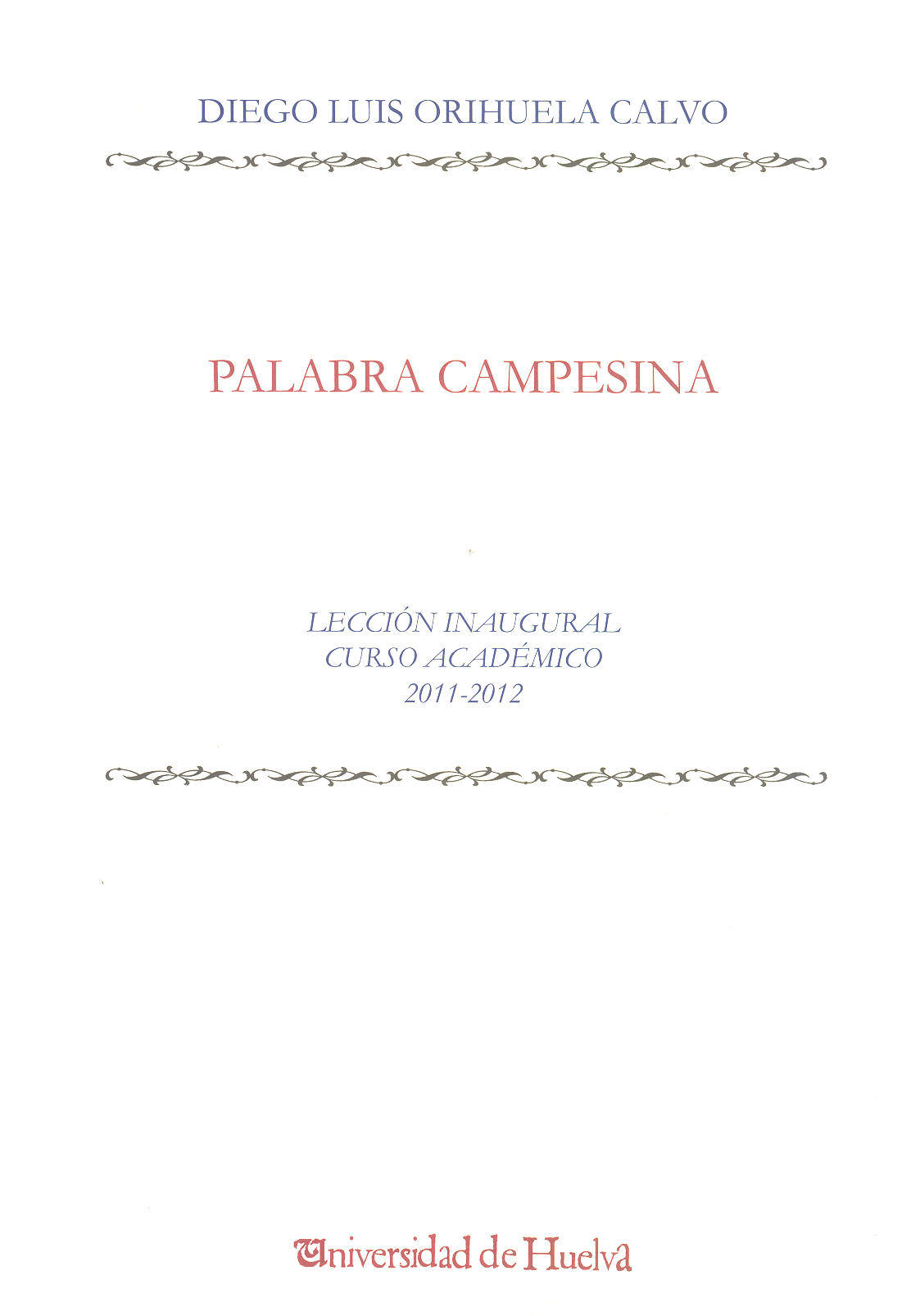 Palabra campesina