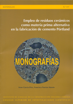 Empleo de residuos cerámicos como materia prima alternativa en la fabricación de cemento Pórtland