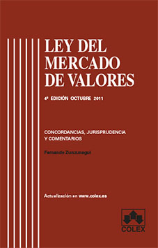 Ley del mercado de valores 4ª ed.