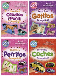 Diverlibro de pegatinas (4 títulos)