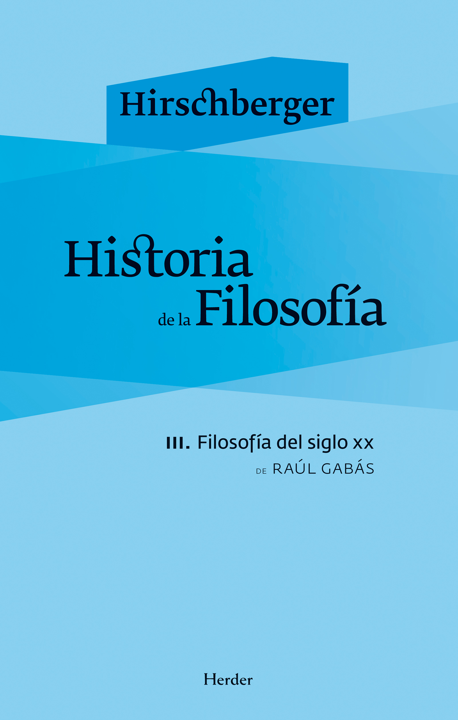 Historia de la Filosofía III