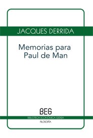 Memorias para Paul de Man