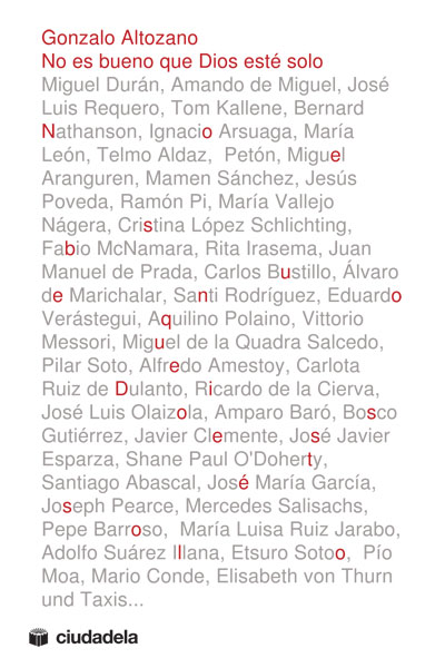 No es bueno que Dios esté solo