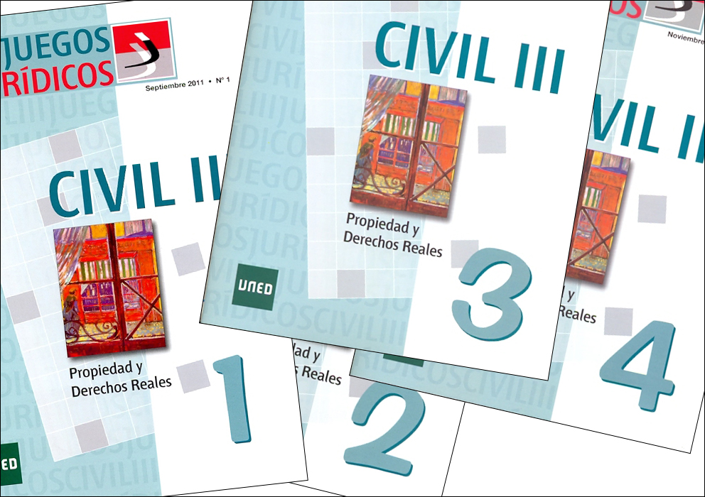 Juegos jurídicos. Derecho civil III. Propiedad y derechos reales