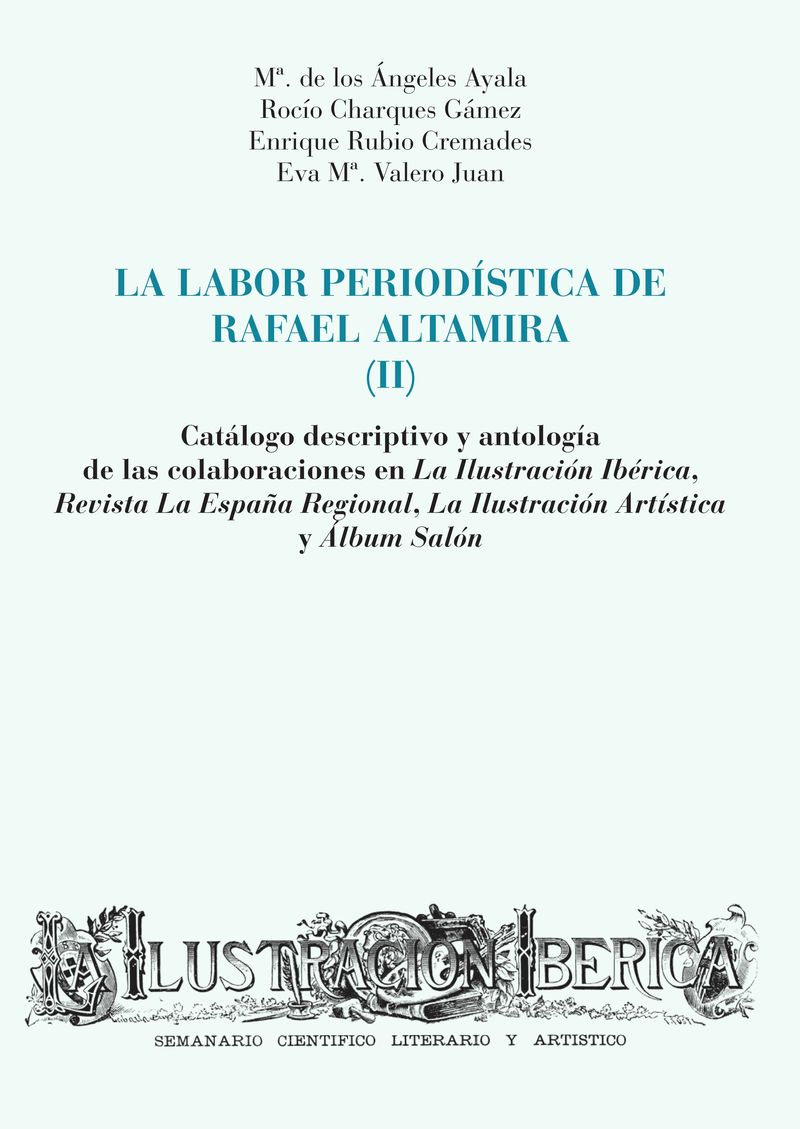 La labor periodística de Rafael Altamira (II)