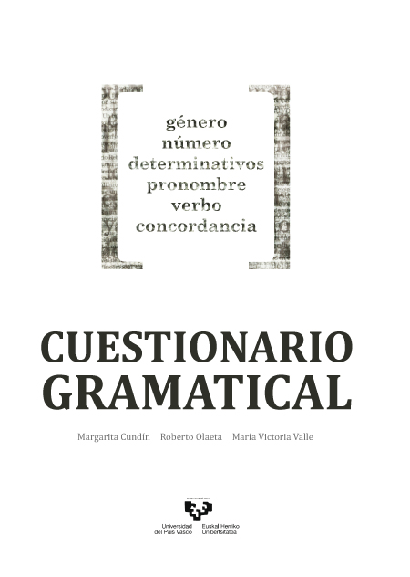 Cuestionario gramatical