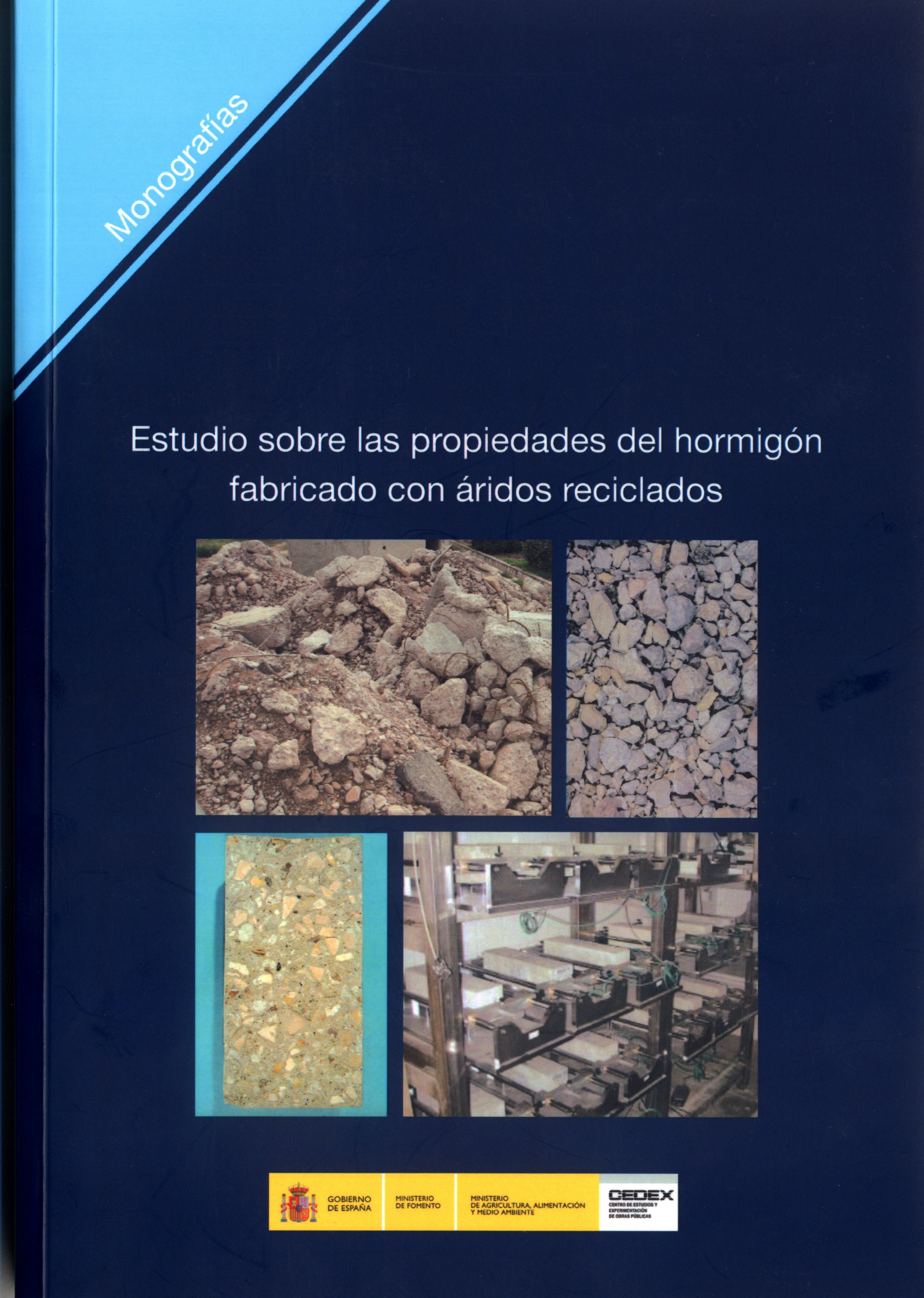 Estudio sobre las propiedades del hormigón fabricado con áridos reciclados. M-108