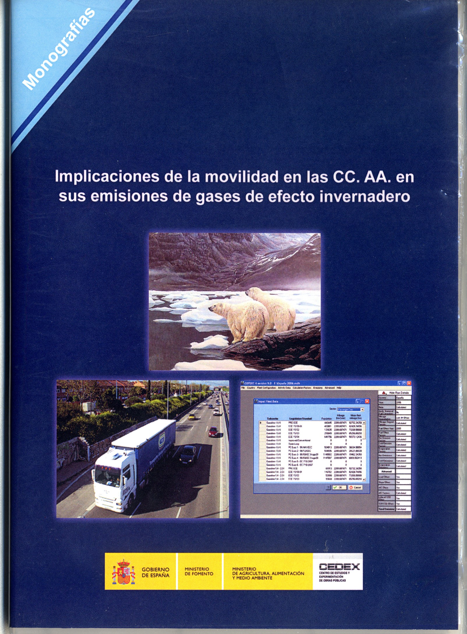 Implicaciones de la movilidad en las CC.AA. en sus emisiones de gases de efecto invernadero. M-109