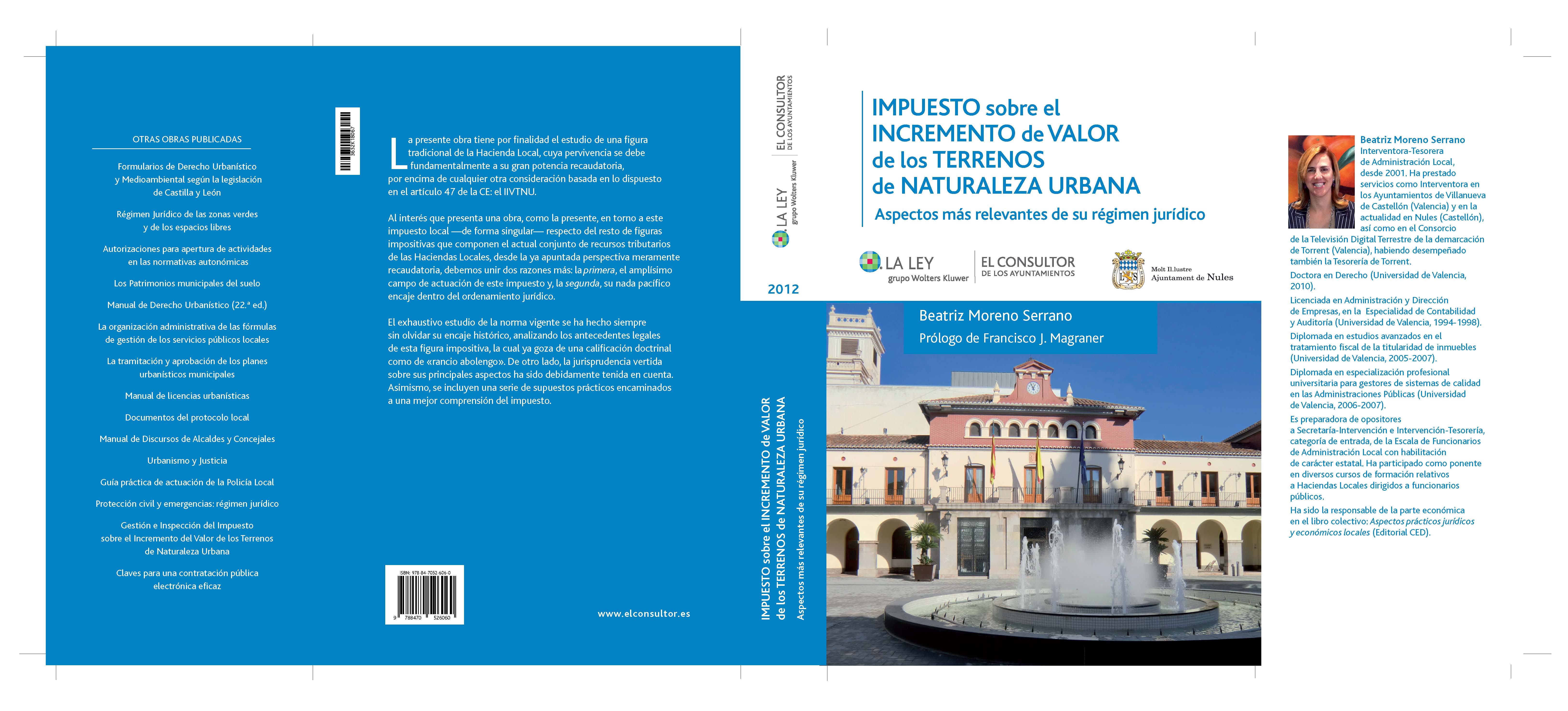Impuesto sobre el Incremento del Valor de los Terrenos de Naturaleza Urbana (1.ª Edición)