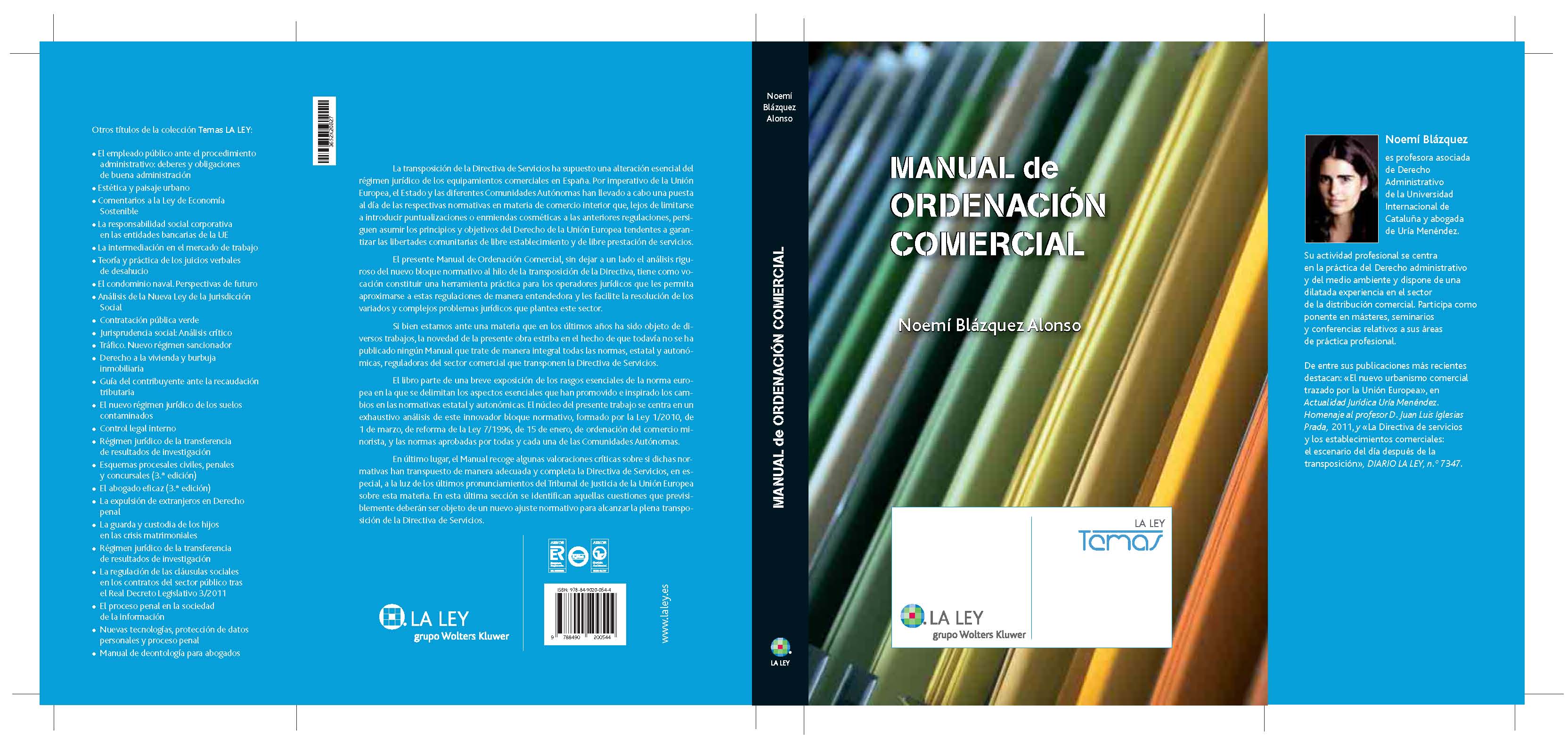 Manual de ordenación comercial