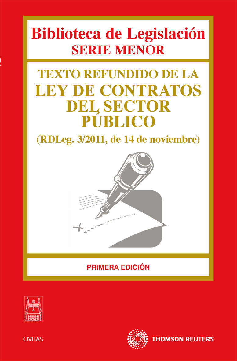 Texto refundido de la Ley de Contratos del Sector Público - (RDLeg. 3/2011, de 14 de noviembre)